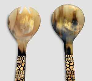 ช้อนทำมือจากเขาควายธรรมชาติ เป็นมิตรกับสิ่งแวดล้อม ขัดเงาอย่างดี ด้ามยาว สำหรับใช้ในบ้าน ครัว ร้านอาหาร ราคาขายส่ง - Product Image 3