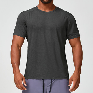 Mens Autumn Quick Drying Breathable Windproof Spandex/Polyester Sports <b>Shirt</b> Fitness Half Sleeve <b>T</b>-<b>shirt</b> Solid Stand <b>Collar</b> - Product Image 6