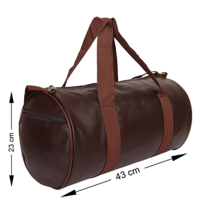 Bolsas de Gimnasio de Cuero Marrón de Alta Demanda, Ligeras, con Cierre de Cremallera, Impermeables, de 30-40L, para Ropa Deportiva - Product Image 6