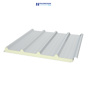 PIR Core Roof Sandwich Panel Fire Resistant Water Resistant Thermal Insulated Soundproofing Eco-friendly Galvanized Steel Panel - Product Image 1