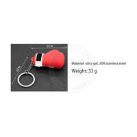 Porte-clés de boxe léger, nouvelle arrivée, design unique, vente chaude