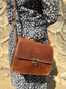 Nuevo diseño, bolso de cuero genuino, bandolera, bolso hecho a mano, gran oferta, elegante bolso de hombro para mujer - Product Image 5