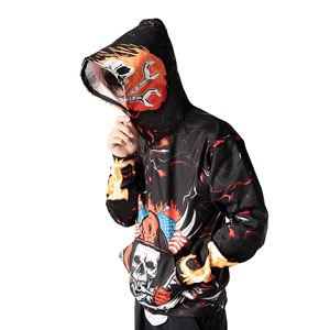 Sweat-shirts d'hiver unisexe personnalisables pour hommes, style vintage, lavés, surdimensionnés, brodés sur mesure, DTF, DTG, zippés, 100 % coton - Product Image 1