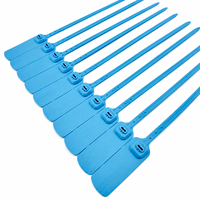 Sceau de sécurité en plastique YSD-Bulk pour conteneurs, personnalisable avec logo imprimable, à serrage progressif, pour codes-barres, vente en gros