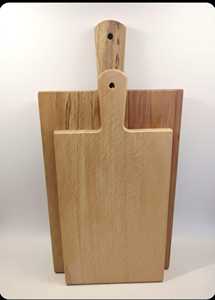 Tabla de cortar de madera maciza de fresno a precio de fábrica, tabla de cortar de cocina de madera dura con veta natural, tabla resistente para el hogar - Product Image 2