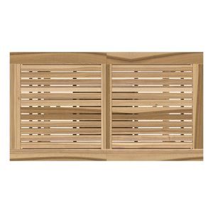 Solid Teak <b>Wood</b> <b>Extendable</b> <b>Dining</b> <b>Table</b> Waterproof Outdoor Farmhouse Furniture Strong for 8 Persons - Product Image 2