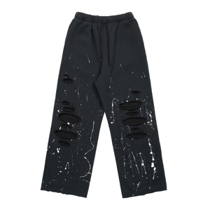 Prix de gros, nouvelle arrivée, très demandé : Pantalon homme déchiré à taille élastique, style décontracté, dernière mode - Product Image 5