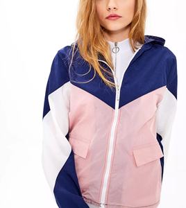 Veste coupe-vent pour femme à prix promotionnel, logo personnalisé, broderie couleur, imperméable, respirante, écologique, coupe-vent - Product Image 3