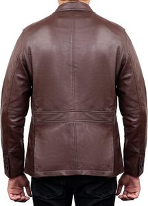 Créez des vestes en cuir élégantes et abordables pour hommes, mettant en valeur une fabrication de haute qualité avec des manches longues confortables - Product Image 2