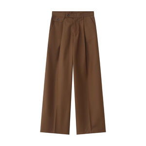 <b>Mens</b> Loose Fit Wide Leg Straight <b>Trousers</b> Casual Formal <b>Baggy</b> Pants Modern Simple Style Daily Wear - Product Image 1