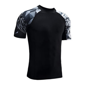 Camiseta Deportiva de Compresión de Manga Corta Ligera para Hombre, Transpirable, Ecológica, de Secado Rápido, de Algodón - Product Image 3