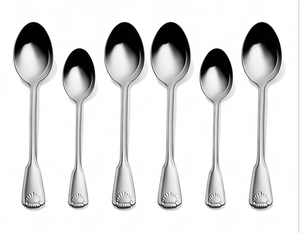 Cuchara Minimalista con Mango Plateado, Diseño Moderno de Acero Inoxidable, Cubertería Elegante para Uso Diario, Cenas y Cocina - Product Image 1