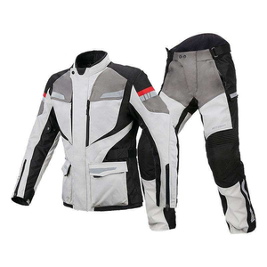 <b>Waterproof</b> Breathable Front Logo Motorbike Racing Suit for Men-Windproof Sport Riding Wear - Product Image 2