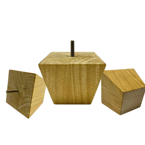 Luxury Solid Wood Square Furniture <b>Legs</b> OEM Factory Custom <b>Sofa</b> <b>Legs</b> Heavy Duty Wooden <b>Legs</b> for Couch Cabinet Table High-End - Product Image 1