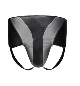 Hot Sale Men's High Quality Leather MMA Boxing <b>Groin</b> <b>Protector</b> Anti-Sweat Customized Options for Martial Arts Sports Protection - Product Image 5