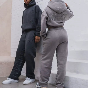 Chándal Deportivo Personalizado para Hombre, con Estampado, Transpirable, Ecológico, con Bordado OEM, en Material de Algodón para Invierno, de Última Tendencia - Product Image 5