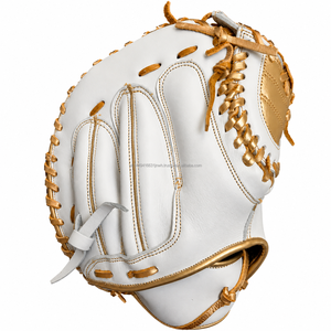Guantes de Béisbol de Cuero Personalizados de Alta Calidad para Exteriores, Tamaños Ajustables, Acolchado Protector, Guantes de Béisbol Ligeros - Product Image 3
