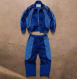 <b>Mens</b> Classic <b>Velvet</b> Track Suit Comfortable Daily Wear Set - Product Image 6