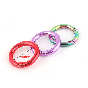 2 "PURSE vải lớn Clasp đẩy cổng O vòng vòng cổng vòng mùa xuân Vòng đẩy Snap Hooks - Product Image 2