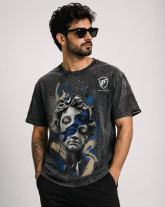 T-shirts pour hommes effet délavé, design unique, 100% coton respirant, prix de gros, avec services OEM - Product Image 5