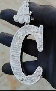 Pendentif en diamant moissanite élégant très demandé pour les occasions festives et le style de vie, disponible au prix d'usine - Product Image 4