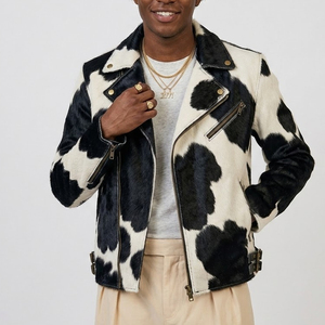 Winter Season Wear <b>Men</b> Cowhide Leather <b>Jacket</b> Factory Direct Sale OEM Manufactured Wholesale Genuine Wear <b>Jacket</b> - Product Image 1