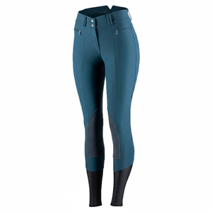 Pantalon d'équitation pour femmes, respirant, léger, extensible dans quatre directions, coupe ajustée, fermeture à cordon, logo brodé - Product Image 5