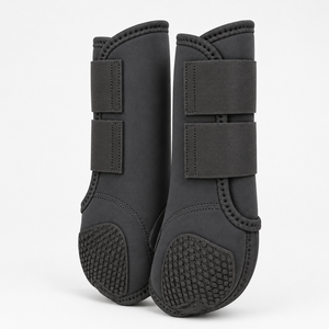 Bottes de sport pour chevaux en néoprène de qualité supérieure pour l'équitation, l'entraînement, la course, le saut d'obstacles et l'utilisation en écurie, avec un ajustement confortable et une protection contre les contusions - Product Image 5