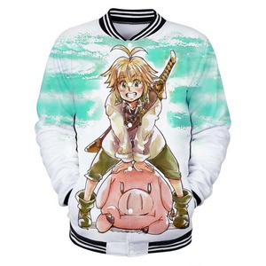Sudadera con Capucha de Béisbol con Diseño Personalizado y Estampado 3D de los Siete Pecados Capitales para Hombre - Product Image 5