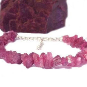 Untreated Raw Pink Tourmaline <b>Gemstone</b> 92.5 Sterling Silver 7-8\" Long Religious Cuff <b>Bracelet</b> High Quality Genuine for Gifts - Product Image 1