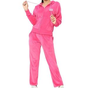 OEM Women Eco-Friendly Breathable Quick Dry Lightweight 100% Polyester <b>Workout</b> <b>Hoodie</b> Jogger Set Gym Fitness Tracksuit - Product Image 5