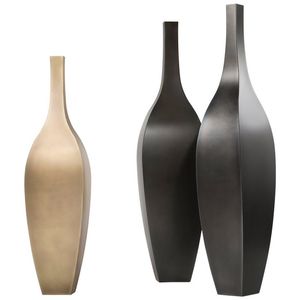 Signature Aluminum Flower Vase Modern Artistic Handmade Tabletop Decorative Accent Beautiful Fresh Flower Display Luxury Living - Product Image 1