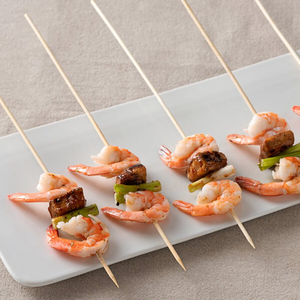 Brochettes de barbecue en bambou jetables, bâtonnets naturels pour la cuisson en extérieur, utilisation sur grill, matériau durable et écologique, manche en bambou - Product Image 5