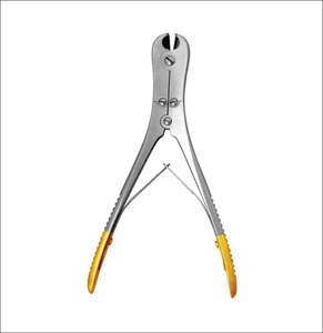 Cortador de Alambres Quirúrgico de Carburo de Tungsteno, Cortador de Alambres Frontal y Lateral de 18 cm, Hecho de Acero Inoxidable - Product Image 2