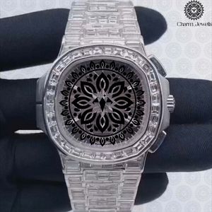 Montre de Luxe Charm_Jewells en Acier Inoxydable, Mouvement Mécanique, Boîtier 40mm, Cadran Lumineux, Verre Saphir, Bracelet 20mm, Étanchéité 10 ATM - Product Image 1