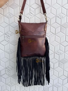 Cowhide Fur Leather Hand Tooled Carving Fringe Handbag 2026 New Designer Gypsy <b>Boho</b> Vintage Handmade Shoulder <b>Bag</b> Stylish <b>Bag</b> - Product Image 4