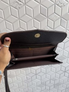 High Quality 2026 Hand <b>Tooled</b> Carving <b>Leather</b> Clutch Stylish Hair On Hide Multi Uses Western Women's Wrist Wallets - Product Image 6