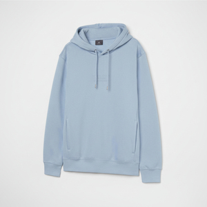 Sudadera con Capucha para Hombre, Color Sólido, 100% Algodón, Felpa, Corte Regular, Casual, con Bolsillo, Invierno, Tejida, Personalizable con Serigrafía - Product Image 1