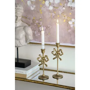 Modern Luxury Unique Designer Iron Candle <b>Holder</b> for Christmas Home Decor Gold <b>Hammered</b> Candlestick Metal <b>Holder</b> - Product Image 3