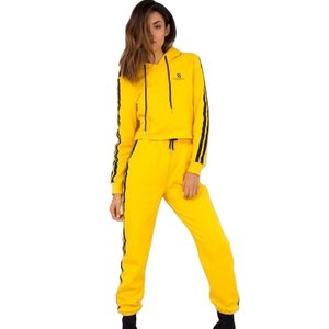 Conjunto Deportivo de Felpa de Algodón para Mujer, Talla Grande, Sudadera con Capucha y Pantalones Largos, Bolsillos Laterales, Ropa Casual de Invierno 2026 - Product Image 3