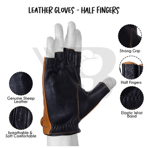 Gants de cyclisme demi-doigts de qualité supérieure pour VTT 2025 – Vente en ligne – Personnalisation du logo – Gants de cyclisme unisexes - Product Image 5