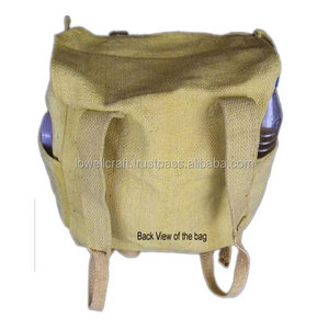 Unisex Canvas Webbing Messenger Bag Geometric Pattern Fashion <b>Envelope</b> Shape Handbag with Dual Handles Zipper Closure - Product Image 3