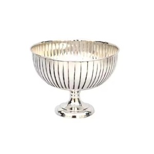 Tazón Multiusos de Metal para Servir, Tazón de Acero Inoxidable para Alimentos, Elegante Vajilla para Cocina y Comedor, Plato para Servir Ensaladas y Frutas - Product Image 3