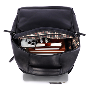 Hot Sale Fashion Retro <b>Leather</b> <b>Backpack</b> for Men Women Multi Functional Daypack for School Travel Work Available At Best Price - Product Image 4