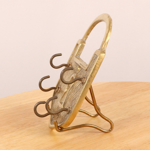 Vintage Metal <b>Wall</b> Mounted Key Holder with 6 Hooks Decorative Key Rack Entryway Coat Hat Bag Hanger Home Office Decor Wholesale - Product Image 1