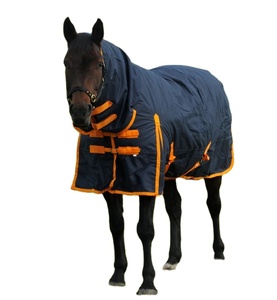 Premium Wasserdichte Pferde-Turnierdecke Ripstop Polyester 600D/1200D/1600D Federfüllung Leichtgewicht Winterstoff Edelstahl - Product Image 1