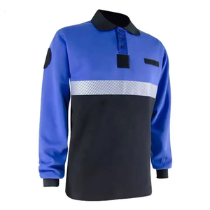 Chemises polo réfléchissantes de haute qualité à manches longues en polyester pour la construction, la sécurité et le travail haute visibilité - Product Image 2