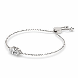 ทอง 14k 3/4 กะรัต สร้อยข้อมือเพชรทรงมาร์คีส์ นารา คัตติ้ง แล็บโกรว์ สำหรับผู้หญิง พร้อมตัวเรือนแบบหนามเตย ราคาถูกที่สุด - Product Image 2