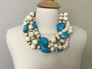 Collier en résine collier fait main rond magnésie artisanat agate bougeoir fait à la main collier bijoux - Product Image 5