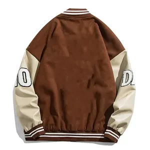 Wholesale Custom Varsity Jacket OEM Manufacturer Private <b>Label</b> Supplier Bulk Production 400GSM Thick Wool Winter Jacket - Product Image 2